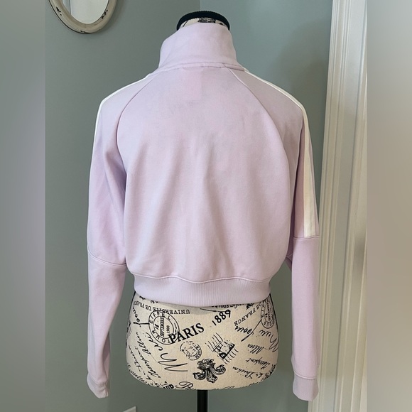 NWOT Nike Crop Jacket with Strips on Sleeves | Size Small | Light Purple - Picture 4 of 12